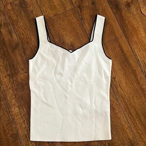 Endless Rose Cream Camisole with Black Trim